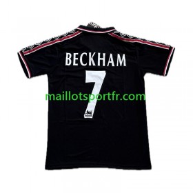 Maillot de Foot Manchester United Beckham 7 Retro Troisieme 1998-1999